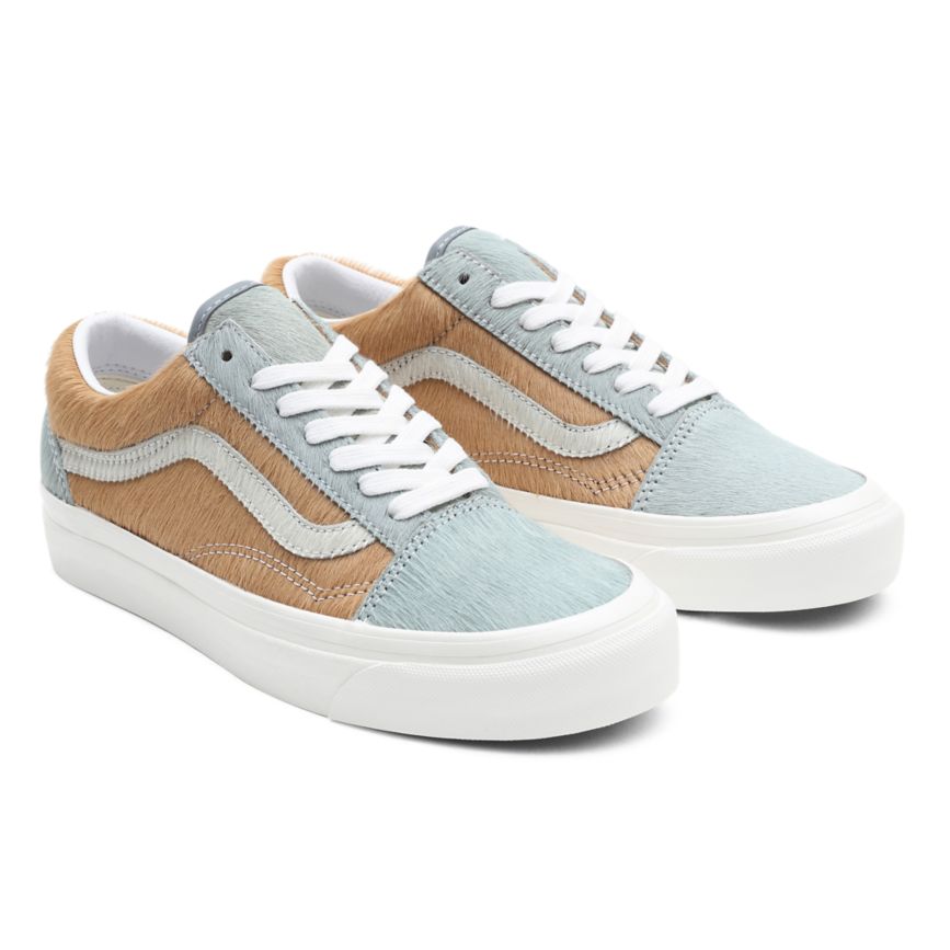 Vans Anaheim Factory Old Skool 36 DX Dam Grå/Vita - Vans Låga Skor Butiker (SMCTP0584)